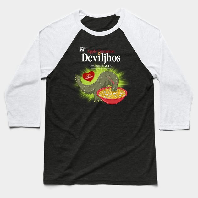 Deviljhos Cereal Baseball T-Shirt by CCDesign